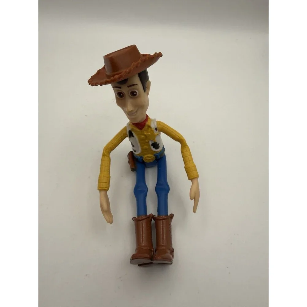 Disney Pixar Toy Story Woody Bendable Poseable 5.5” Figure Cowboy Toy